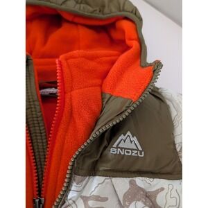 Snozu‎ Toddler Boys 2T Puffer Jacket and Hat Set Camo Khaki